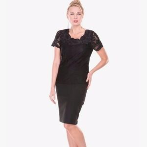 Gizel lace top size small NWT